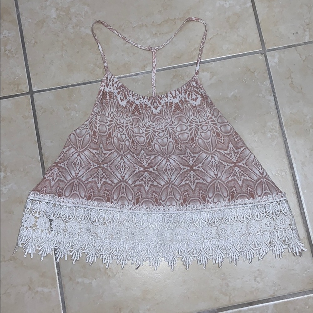 Halter Open Back top size small